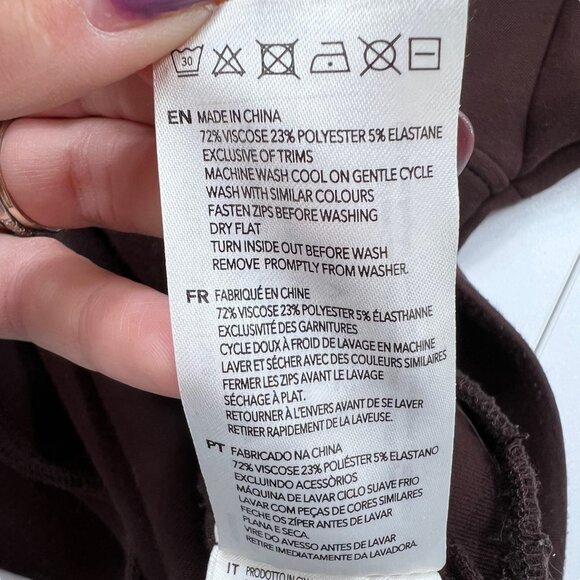 Varley Keller Half Zip Pullover in Coffee Bean Brown Size Small - Picture 8 of 9